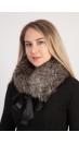 Silver fox fur collar - neck warmer